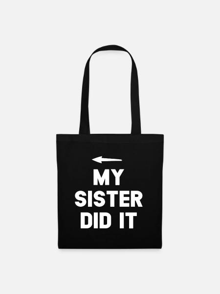 Citation audacieuse de Sister Achievement - Sac en tissu - noir