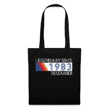 Retro SiFi Legendary since December 1983 - Birth - Tote Bag - black - Front