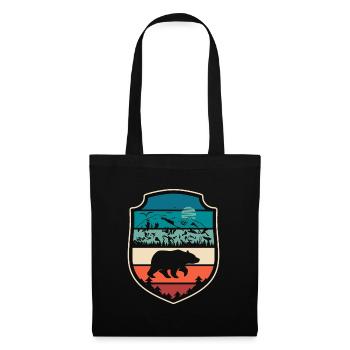 Bear Mountains Camping Mountain Hiking Nature Hiking - Tote Bag - black - Front