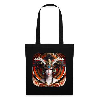 Mystisches Fantasy Girl - Stoffbeutel - Schwarz - Vorne