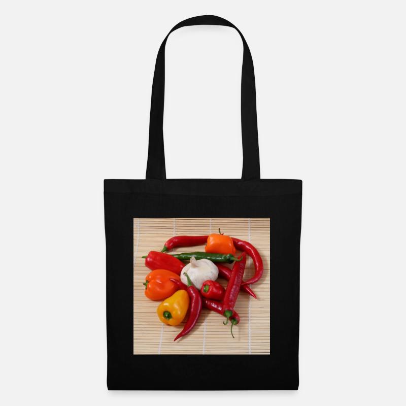 CHILI's Round - Tote Bag - black