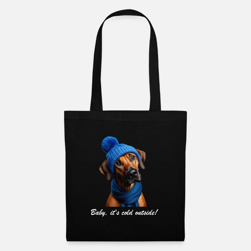 Ridgeback - Baby, it's cold outside! - Stoffbeutel - Schwarz