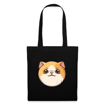 Exotic Shorthair Cat Cartoon Watercolor Clipart - Tote Bag - black - Front