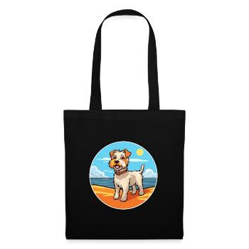 Sporting Lucas Terrier Race De Chien Cartoon Kawaii - Sac en tissu - noir - Devant