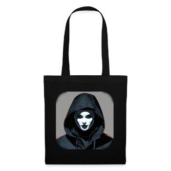 Fille gothique en sweat à capuche - Sac en tissu - noir - Devant