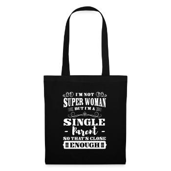 Fierté monoparentale Fête des pères Amour - Sac en tissu - noir - Devant