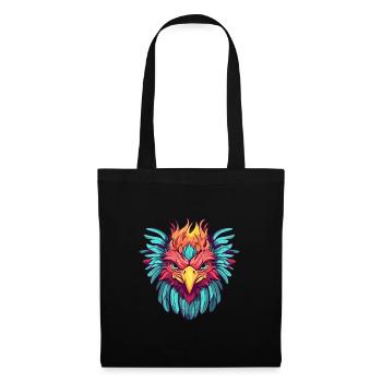 translittération - Sac en tissu - noir - Devant