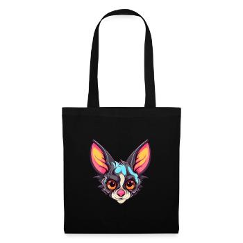 Aye Aye Colorful Watercolor Cartoon Kawaii Animal - Tote Bag - black - Front