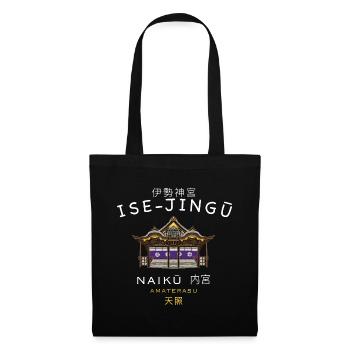Japan, Ise-Jingu Shrine, Amaterasu, hand drawing - Tote Bag - black - Front