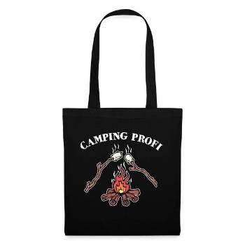 Campsite Campfire Statement Camping Hiker - Tote Bag - black - Front