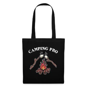 Camping Statement Campsite Campfire Camping - Tote Bag - black - Front