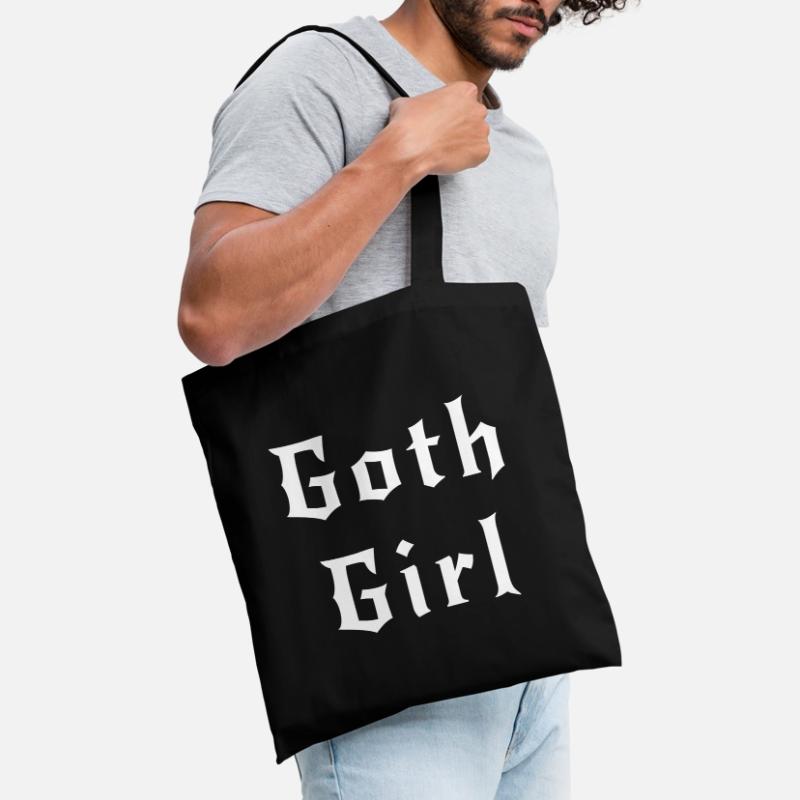 Gothic-Mädchen, Geschenk für Gothic-Mädchen oder -Frau Stoffbeutel