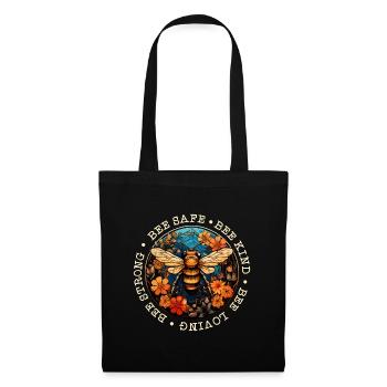 Bee Art Beekeeper Bee Whisperer Saying Sayings - Tote Bag - black - Front