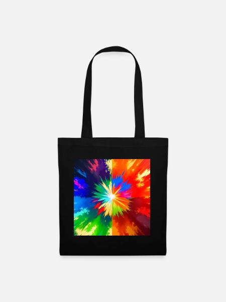 Colours of Life - Colour Worlds Explosion - Tote Bag - black