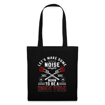 Concert de groupe de musique heavy metal - Sac en tissu - noir - Devant