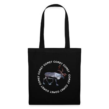 COMÈTE - Sac en tissu - noir - Devant