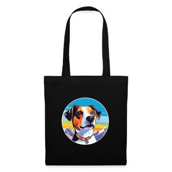 Jack Russell Terrier Dog Breed Cartoon Kawaii Wate - Tote Bag - black - Front