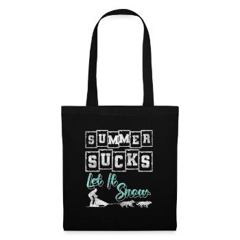 Sleighing, Christmas, Sports, Fun - Tote Bag - black - Front