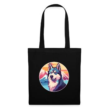 Prazsky Krysarik Dog Breed Cartoon Kawaii Watercol - Tote Bag - black - Front