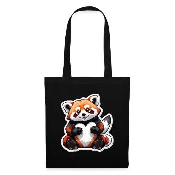 Panda with love - Tote Bag - black - Front