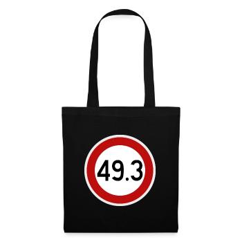 Panneau 49.3 - Gouvernement - Sac en tissu - noir - Devant