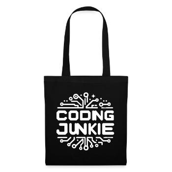 Accro au codage 13 - Sac en tissu - noir - Devant