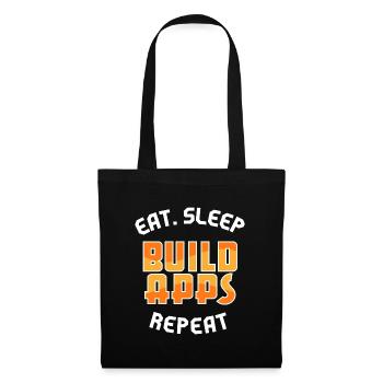 Job App Developer Statement Profession Career Success - Tote Bag - black - Front
