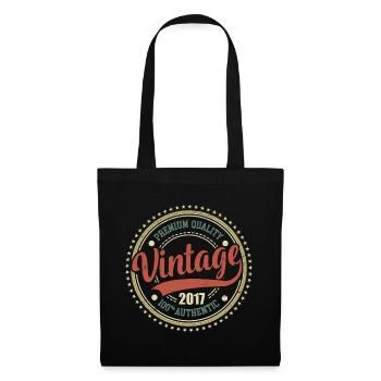 Vintage 2017 Retro Anniversary 2017 - Tote Bag - black - Front
