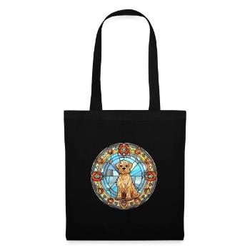 Grand Griffon Vendeen Dog Breed Stained Glass Colo - Tote Bag - black - Front