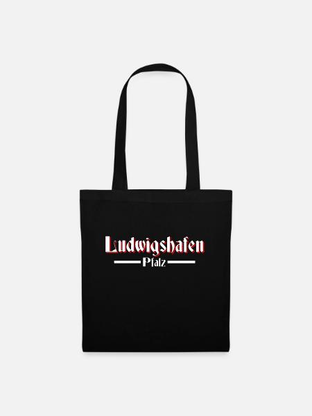 ludwigshafen - Stoffbeutel - Schwarz