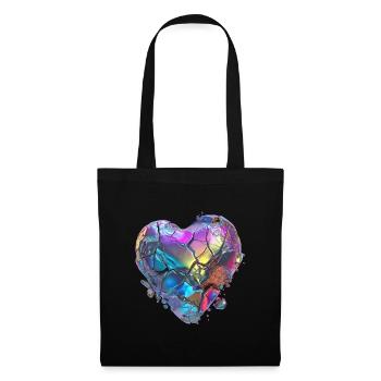 broken heart of stone - Tote Bag - black - Front