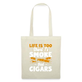 Fumer de la nicotine Interdiction de fumer Vape - Sac en tissu - nature - Devant