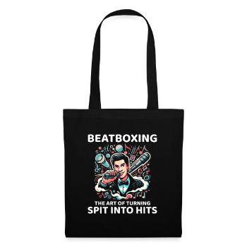 Spit to Hit: Unleash the Humor in Beatboxing - Tote Bag - black - Front