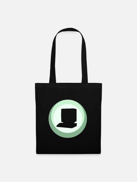 Computer Nerd Gamer - Stoffbeutel - Schwarz