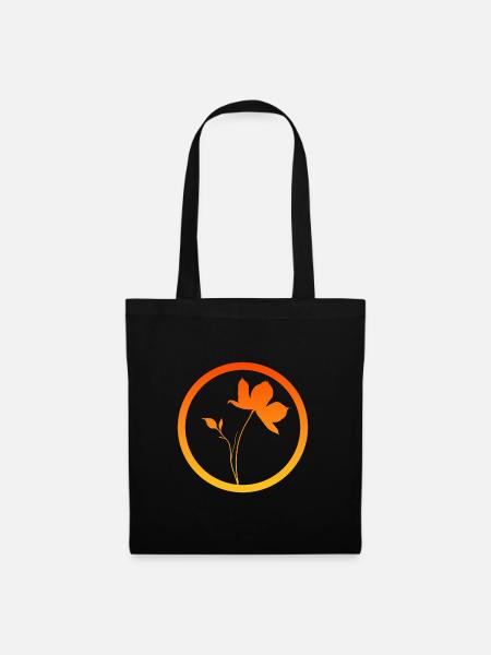 Botanisch Gartenbau Botanik - Stoffbeutel - Schwarz