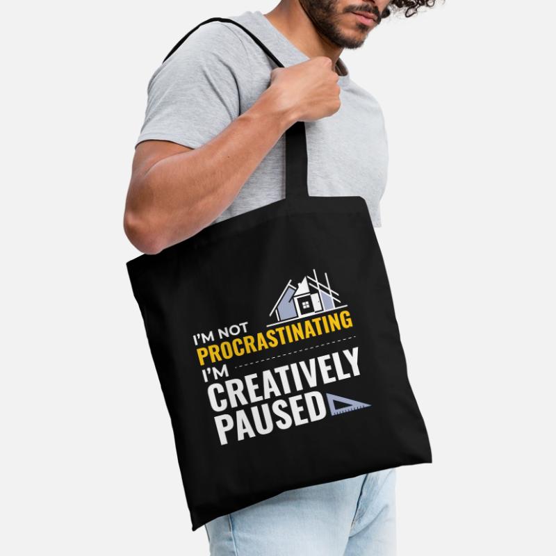 Architects Construction Creativity Procrastination Tote Bag