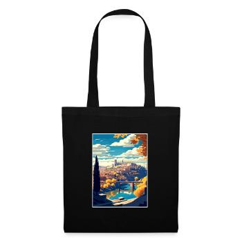 Toledo Spain Vintage Travel Poster WPA Souvenir - Tote Bag - black - Front