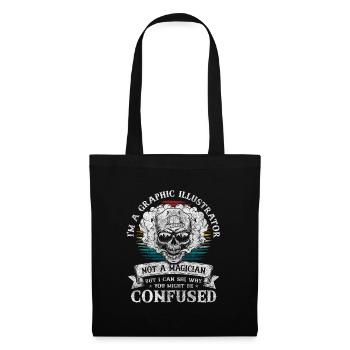 Designer Art Moderne - Sac en tissu - noir - Devant