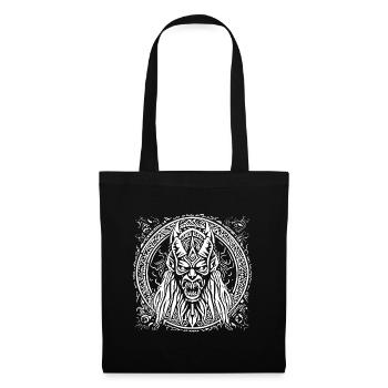 Démon tribal mystique - Sac en tissu - noir - Devant