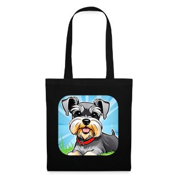 Cute Schnauzer Dog II - Tote Bag - black - Front