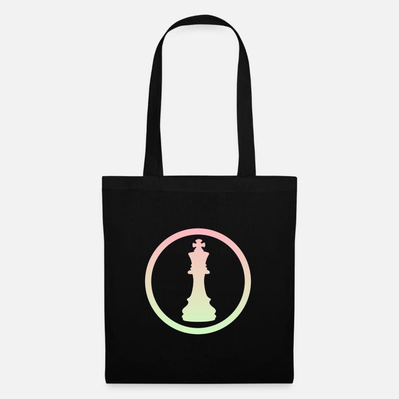 Schachmatt Schach Chess - Stoffbeutel - Schwarz