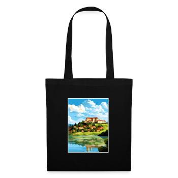 Château de Ptuj Slovénie Lac Bled Affiche de voyage - Sac en tissu - noir - Devant