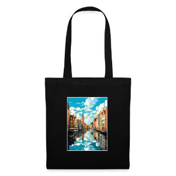 Gdansk Polish Baltic Coast Poland Travel Poster - Tote Bag - black - Front