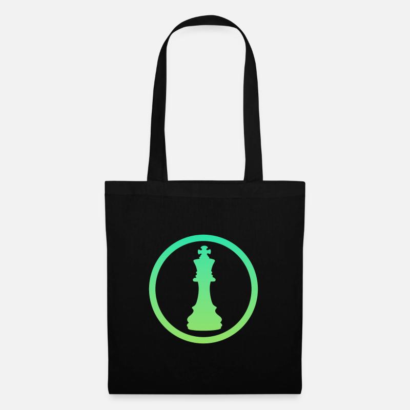 Echec et mat Echecs Echecs Echec et mat - Sac en tissu - noir