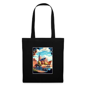 Orebro Sweden Vintage Travel Poster WPA Souvenir - Tote Bag - black - Front