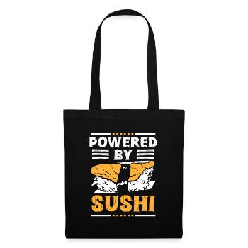 Japanisch Reis Lecker - Stoffbeutel - Schwarz - Vorne