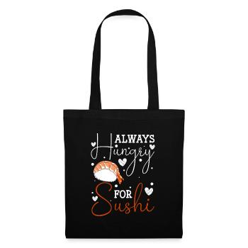 Sushi Food Maki Chopsticks - Tote Bag - black - Front