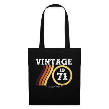 Retro Vintage 1971 - Classic Limited Edition 53 - Tote Bag - black - Front