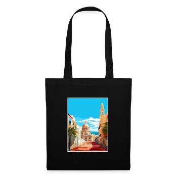 Alicante Spain Vintage Travel Poster WPA Souvenir - Tote Bag - black - Front