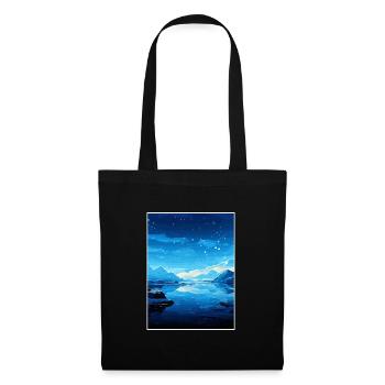 Iceland Vintage Travel Poster WPA Souvenir - Tote Bag - black - Front